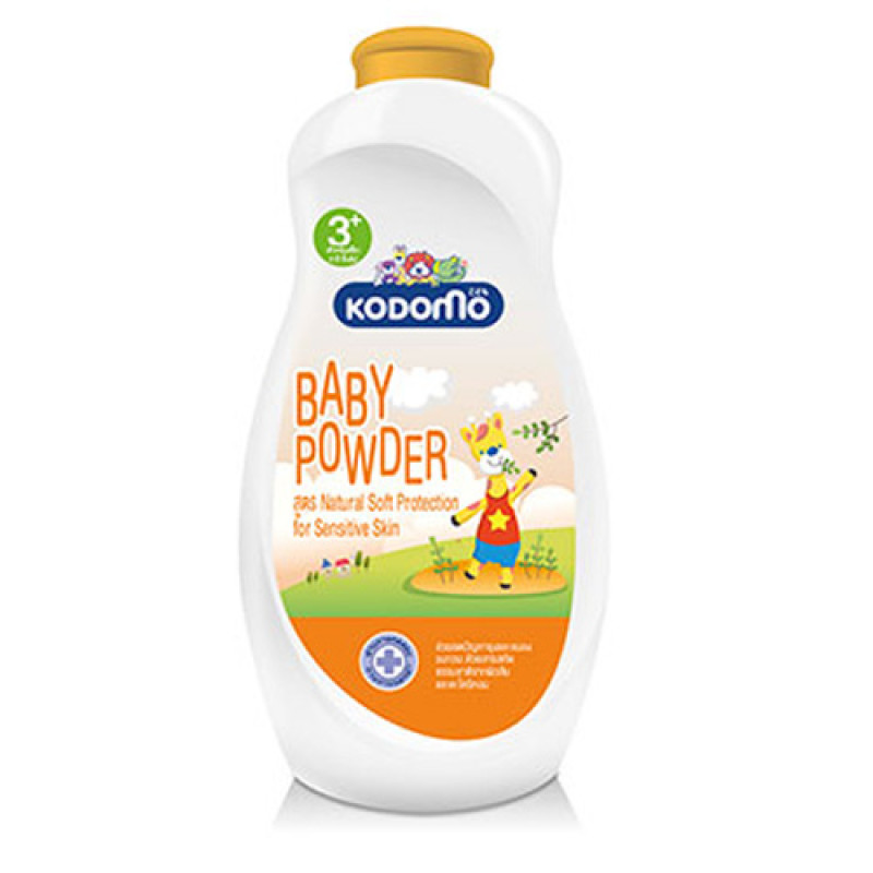"KODOMO" Baby Powder Gentle Soft - Natural Soft Protection (350 g.) - โคโดโม แป้งเด็ก