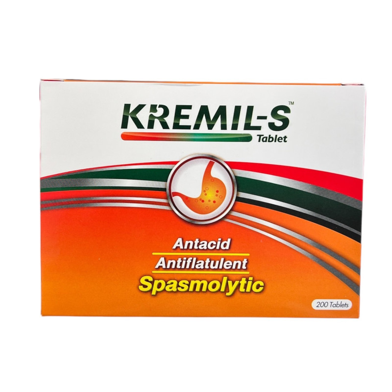 "Kremil-s" Antacid (10 Tablets) - เครมิล-เอส ลดกรด แผลในกระเพาะอาหาร