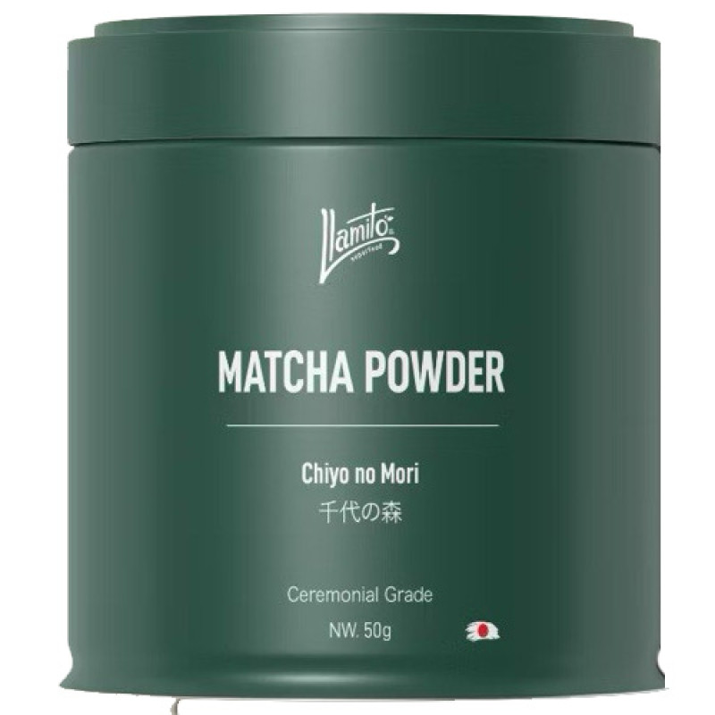 "Llamito" Matcha Power Chiya no Mori (50 grams.) - ผงชาเขียวมัทฉะ 