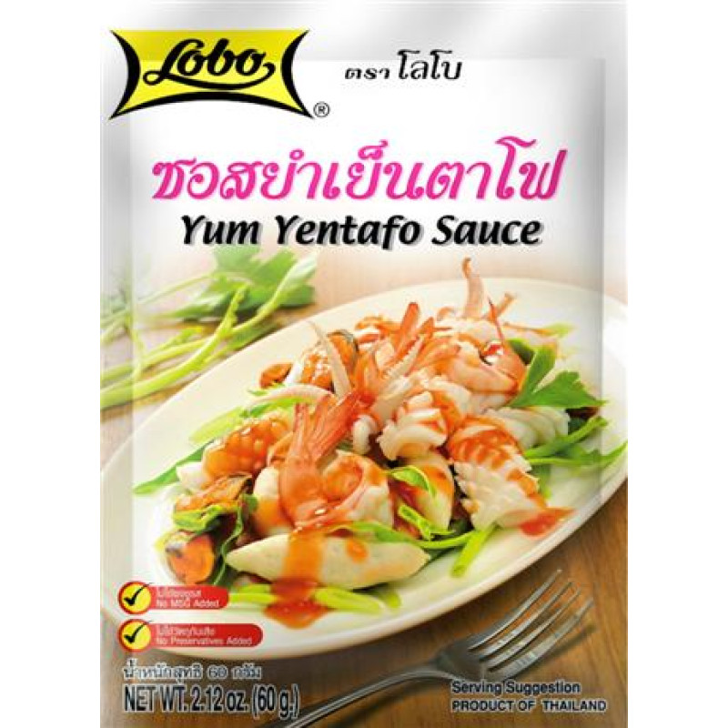 "LOBO" Yum Yentafo Sauce (60 grams) - โลโบ เย็นตาโฟ