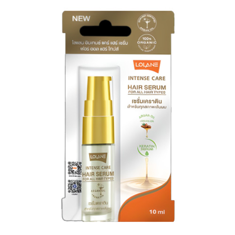 "LOLANE" Intense Care Hair Serum ALL HAIR TYPES (10 ml) - โลแลน บำรุงผม