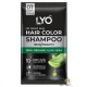 "LYO" Hair Color Shampoo "BLACK" (30 ml.)