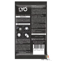 "LYO" Hair Color Shampoo "BLACK" (30 ml.) - "ไลโอ" แชมพูปิดผมขาว สีดำ