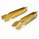 "BAKERY" Brass Tweezers (1 set 2 pcs) - แหนบช่อม่วง