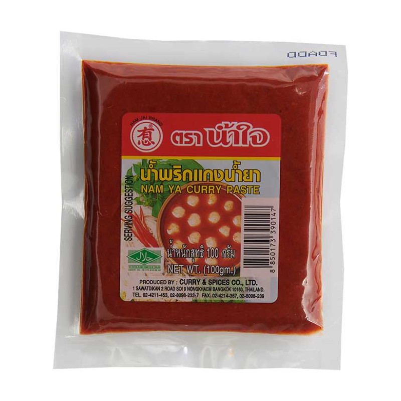 "NAM JAI" Nam Ya Curry Paste (100 grams) - เครื่องแกง