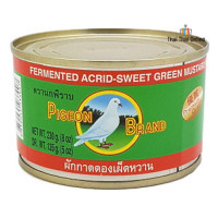 "PIGEON" Pickled Acrid Sweet Mustard Green (80 g.) - ผักกาดดอง "PIGEON" Pickled Acrid Sweet Mustard Green (80 g.) - ผักกาดดอง