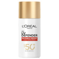 "L'Oreal Paris"  UV Defender Invisible Resist Daily Sunscreen SPF 50+ (50 ml.) - "ลอรีอัล" ครีมกันแดด