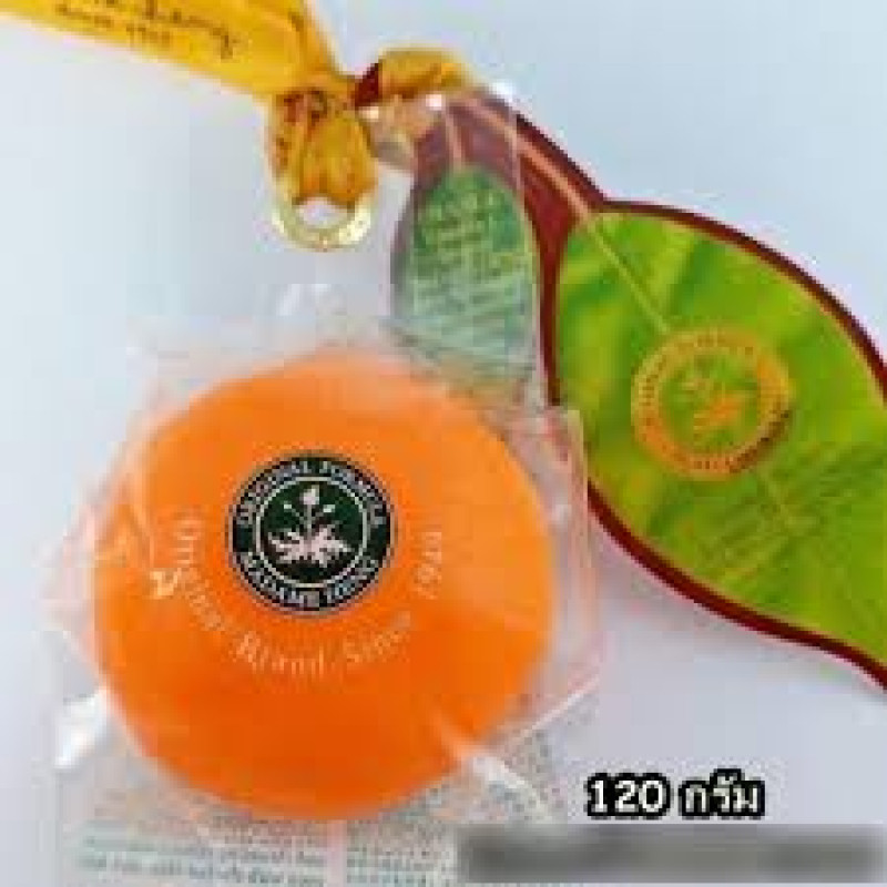 "MADAME HENG" Orange Victamin C Soap (120 g.) + Soap Bag - สบู่ มาดามเฮง