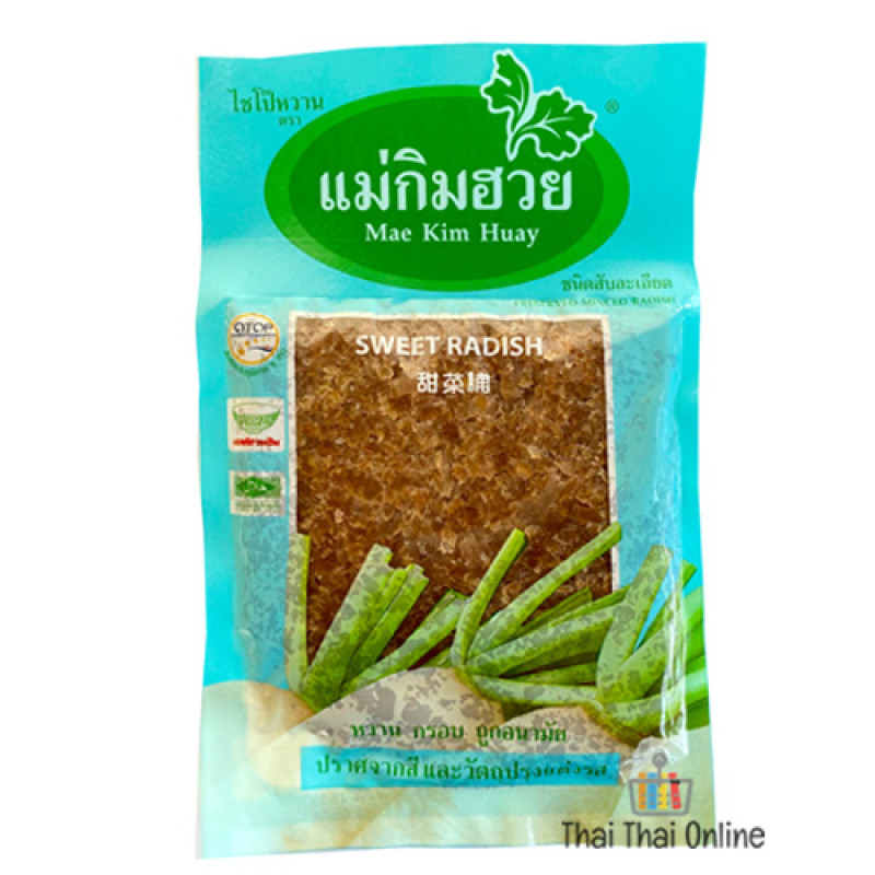 "MAE KIM HUAY" Sweet Radish MINCED (200 grams) - ไชโป๊สับฝอย