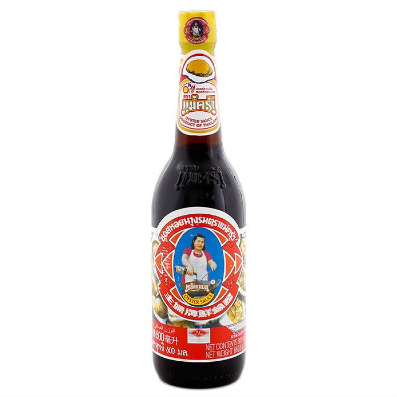 "MAE KRUA" Oyster Sauce (600 ml) - แม่ครัว น้ำมันหอย