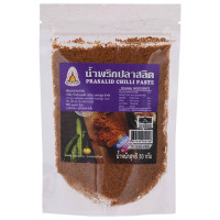 "MAE LEK SUBIN" Prasalid Chili Paste - Reay to Eat (50 grams) - น้ำพริกปลาสลิด