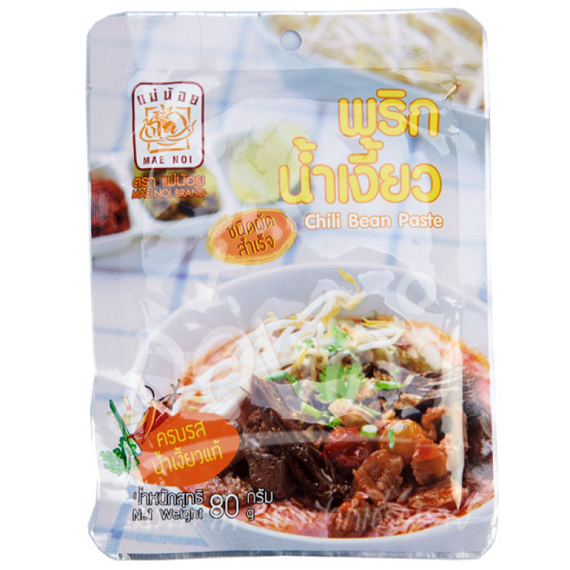 "MAE NOI" Instant Chili Bean Paste (500 g.) - แม่น้อย พริกน้ำเงี้ยว - EXP 22/02/24