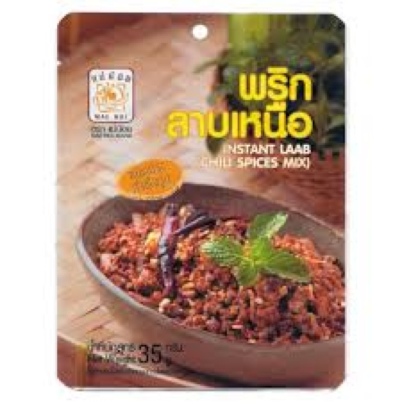 "MAE NOI" Instant  Laab Chilli Spices Mix (35 g.) - แม่น้อย ลาบ