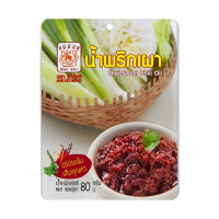 "MAE NOI" Thai Sweet Chili Oil (80 grams) - "แม่น้อย" น้ำพริกเผา "MAE NOI" Thai Sweet Chili Oil (80 grams) - "แม่น้อย" น้ำพริกเผา
