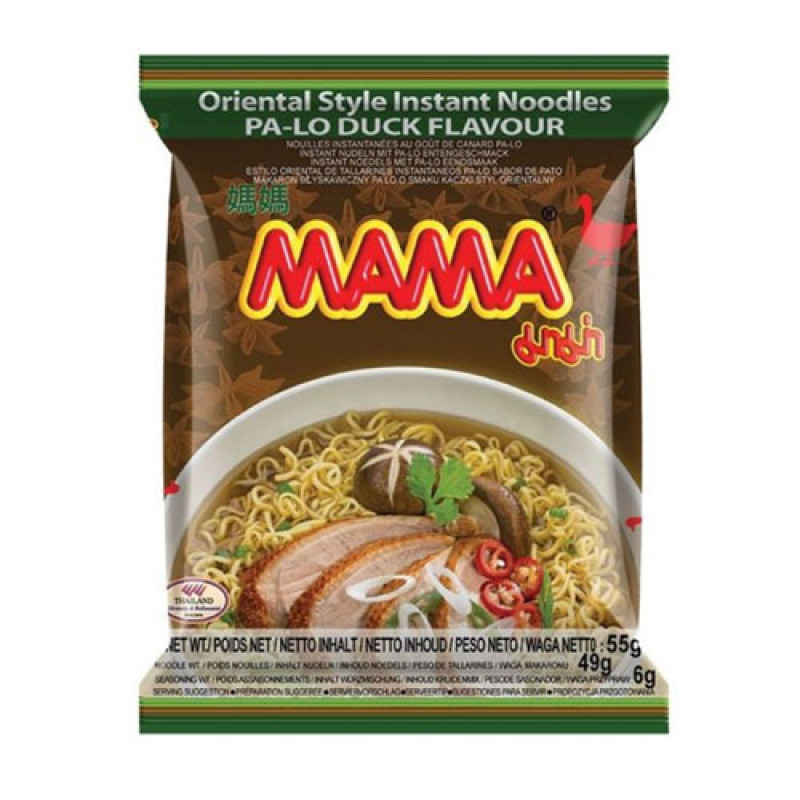 "MAMA"  Instant Noodles Pa Lo Duck Flavour (55 grams) - มาม่า เป็ดพะโล้ 