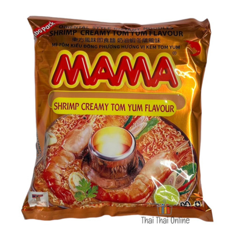 "Mama" Instant Noodles Shrimp Creamy Tom Yum Flavour (Jumbo 90 grams)