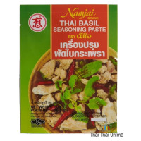 "NAM JAI" Thai Basil Seasoning Paste (50 grams) ผัดกระเพา "NAM JAI" Thai Basil Seasoning Paste (50 grams) ผัดกระเพา