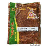 "Mr. Number 1" Dried Chilli (Crush) (100 grams) - พริกป่น "Mr. Number 1" Dried Chilli (Crush) (100 grams) - พริกป่น