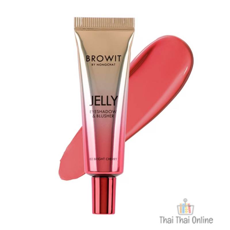 "NONGCHAT" Browit Jelly Eyeshadow & Blusher (10 gl.) -  น้องฉัตร