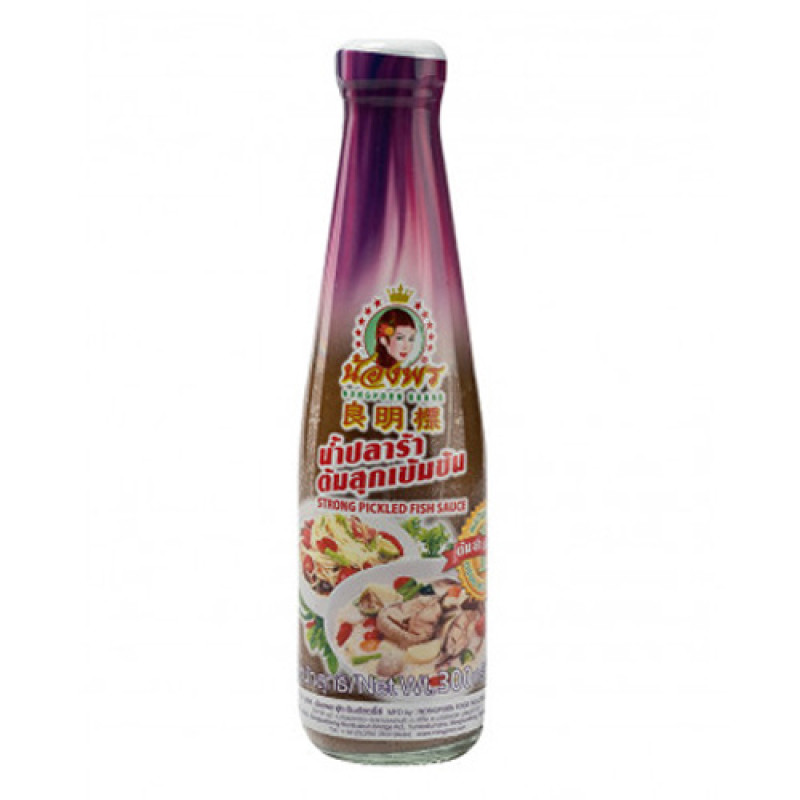 "NONG PORN" Strong Pickled Fish Sauce (300 ml) - ปลาร้า