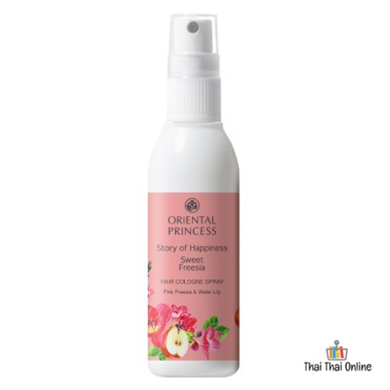 "ORIENTAL PRINCESS" Hair Cologne Spray 'SWEET FREESIA'  (100 ml.) - "ออเรียนทรัล ปริ้นเซล" สเปรย์ฉีดผมหอม