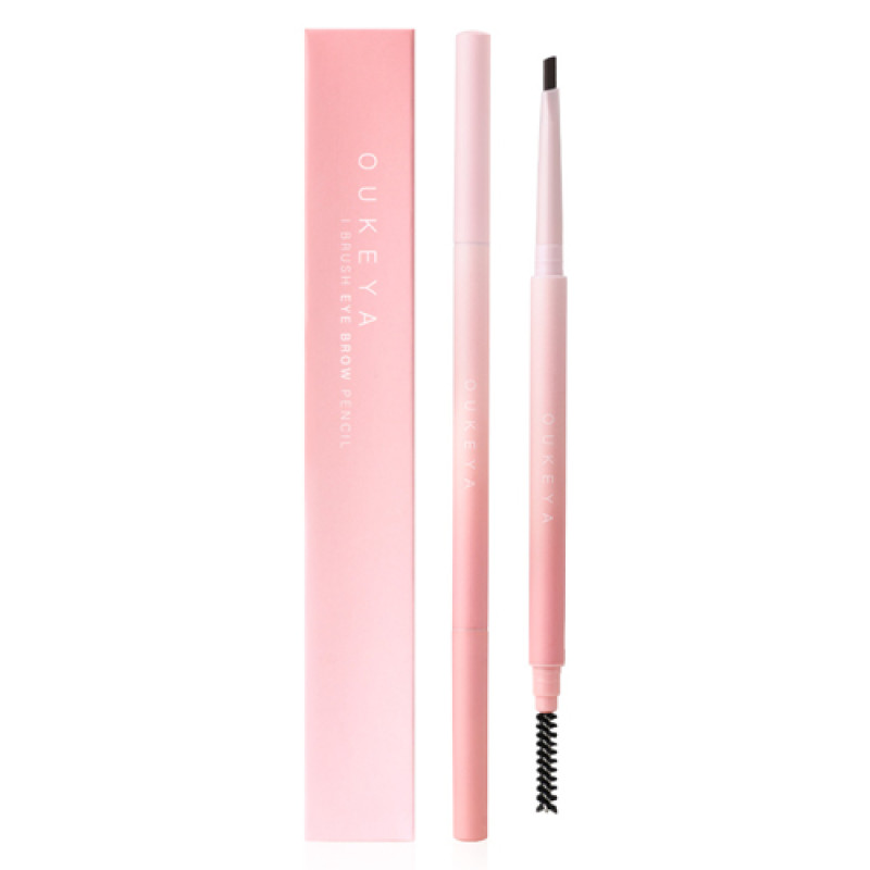 "OUKEYA" Brush Eye Brow Pencil 2 in 1 (1 unit) - ดินสอเขียนคิ้ว