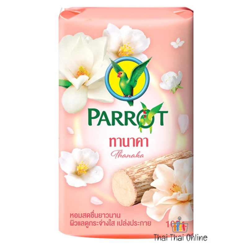 "PARROT" Botanicals Natural Soap THANAKA Fragrance Bar Soap  (105 grams) - สบู่ นกแก้ว