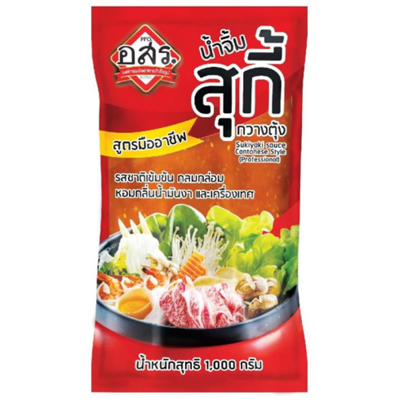 "PFO" Sukiyaki Sauce Cantonese Style (1000 ml.) - น้ำจิ้ม สุกี้