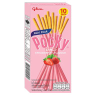 "GLICO POCKY" Pocky STRAWBERRY Flavour Biscuit Sticks (45 grams) - ป๊อกกี้