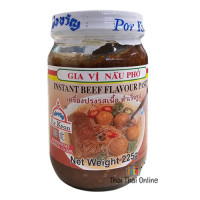 "Por Kwan" Instant Beef Flavour Paste (225grams) - ก๋วยเตี๋ยวเนื้อ "Por Kwan" Instant Beef Flavour Paste (225grams) - ก๋วยเตี๋ยวเนื้อ