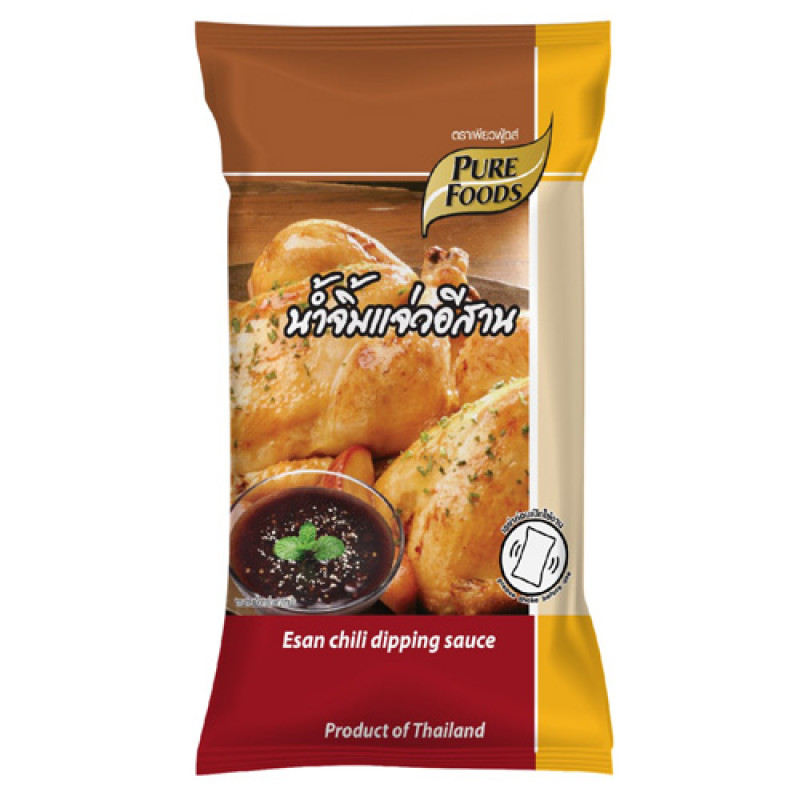 "PURE FOODS" ESAN Style Spicy Sauce (50 g.) - "เพียวฟู้ดส์" น้ำจิ้มแจ่ว อีสาน