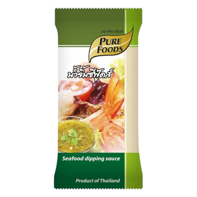 "PURE FOODS" Thai SEAFOOD Sauce (50 grams) - "เพียวฟู้ดส์" น้ำจิ้มซีฟู้ดส์