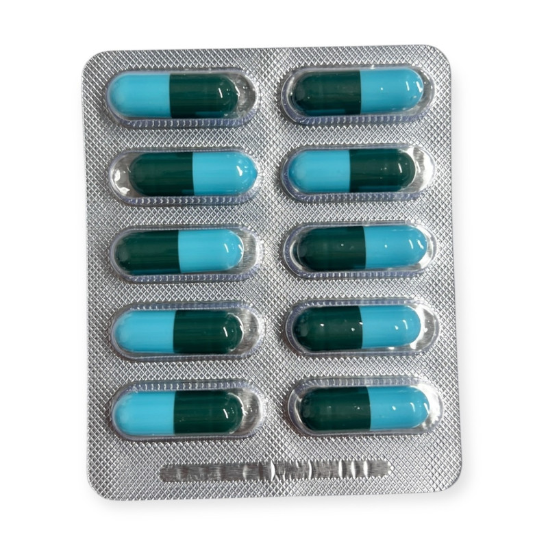"MOXICAP" Green-Blue 500 Causules (10 caps)