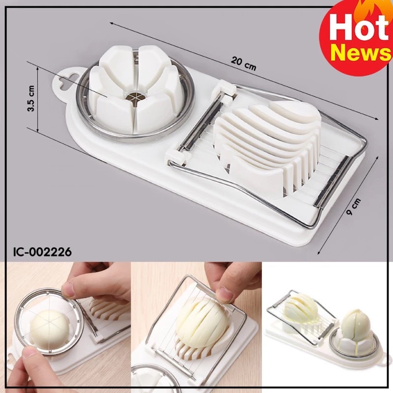 "Household" Egg Cutter - ที่ตัดไข่ต้ม