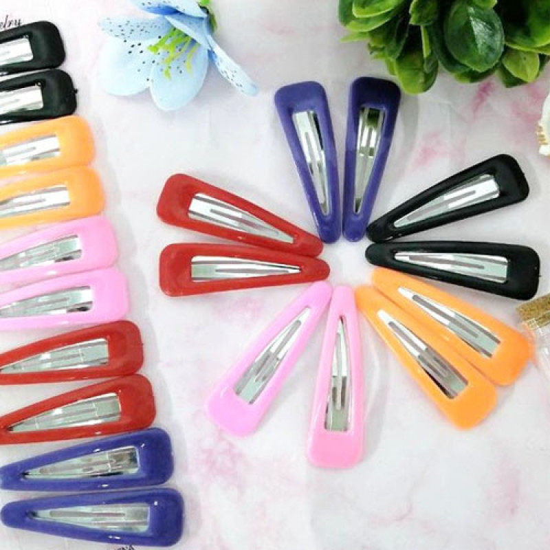 "Fashion" Hair Clips size 7 cm  (10 pcs/1 pack)