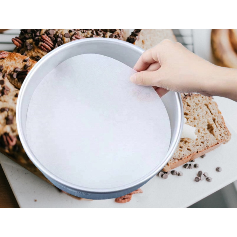 "N"BAKERY" Baking Paper Round (50 pcs) 1/2P (6 inches) - กระดาษไขกลมรองอบ "N"BAKERY" Baking Paper Round (50 pcs) 1/2P (6 inches) - กระดาษไขกลมรองอบ