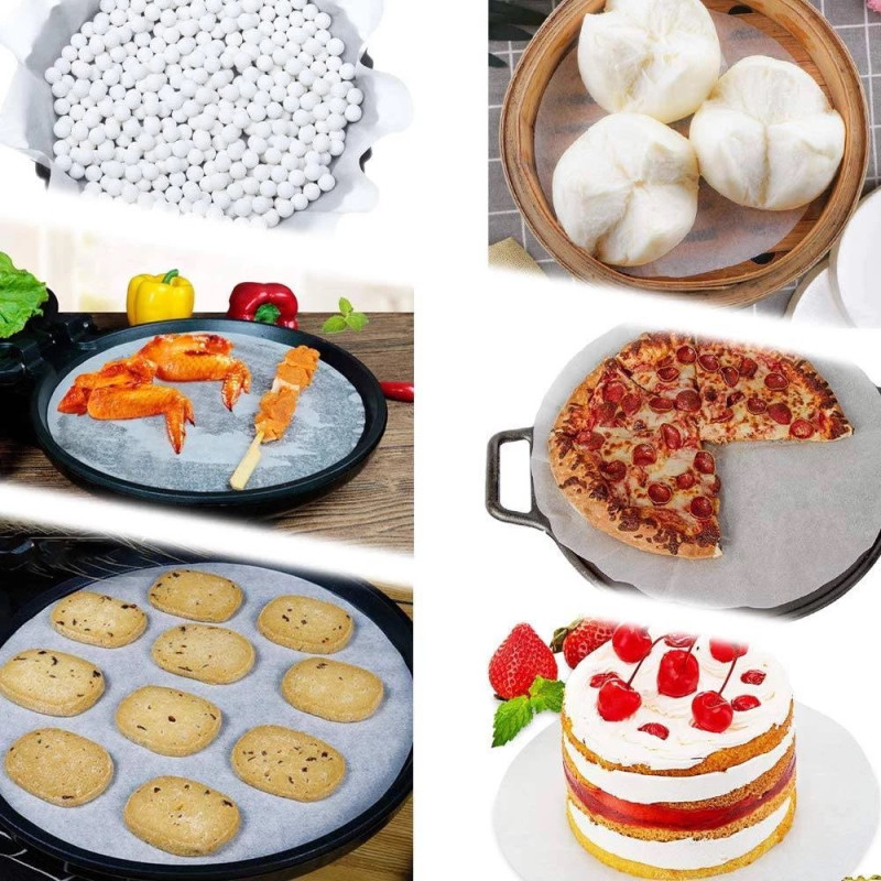 "N"BAKERY" Baking Paper Round (50 pcs) 1/2P (6 inches) - กระดาษไขกลมรองอบ "N"BAKERY" Baking Paper Round (50 pcs) 1/2P (6 inches) - กระดาษไขกลมรองอบ