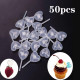 "NO BRAND" Plastic Heart Shaped Dropper (Set of 50 pcs) - หลอดหยดพลาสติก "NO BRAND" Plastic Heart Shaped Dropper (Set of 50 pcs) - หลอดหยดพลาสติก