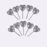"NO BRAND" Plastic Heart Shaped Dropper (Set of 50 pcs) - หลอดหยดพลาสติก "NO BRAND" Plastic Heart Shaped Dropper (Set of 50 pcs) - หลอดหยดพลาสติก