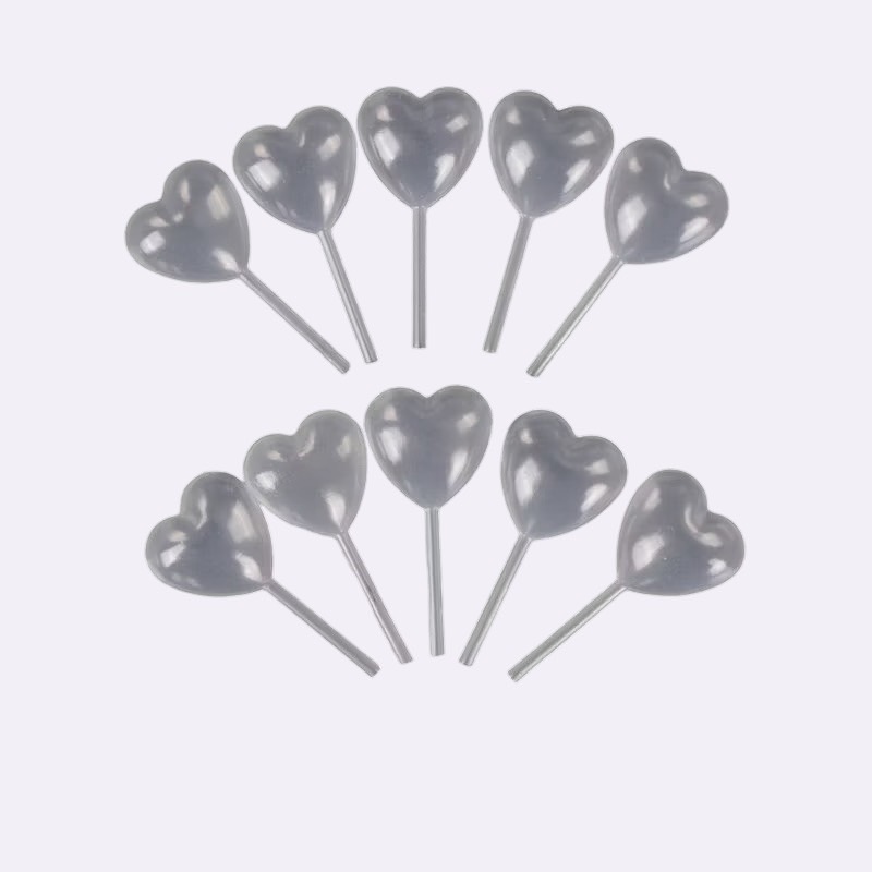 "NO BRAND" Plastic Heart Shaped Dropper (Set of 50 pcs) - หลอดหยดพลาสติก "NO BRAND" Plastic Heart Shaped Dropper (Set of 50 pcs) - หลอดหยดพลาสติก