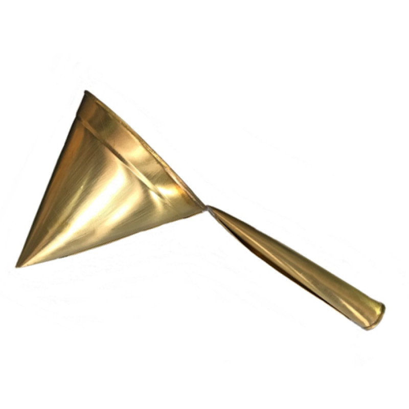 "BEAKERY" Brass Thai mold "FOI THONG" 8.5 cm. (1 pc) - กรวยโรยฝอยทอง