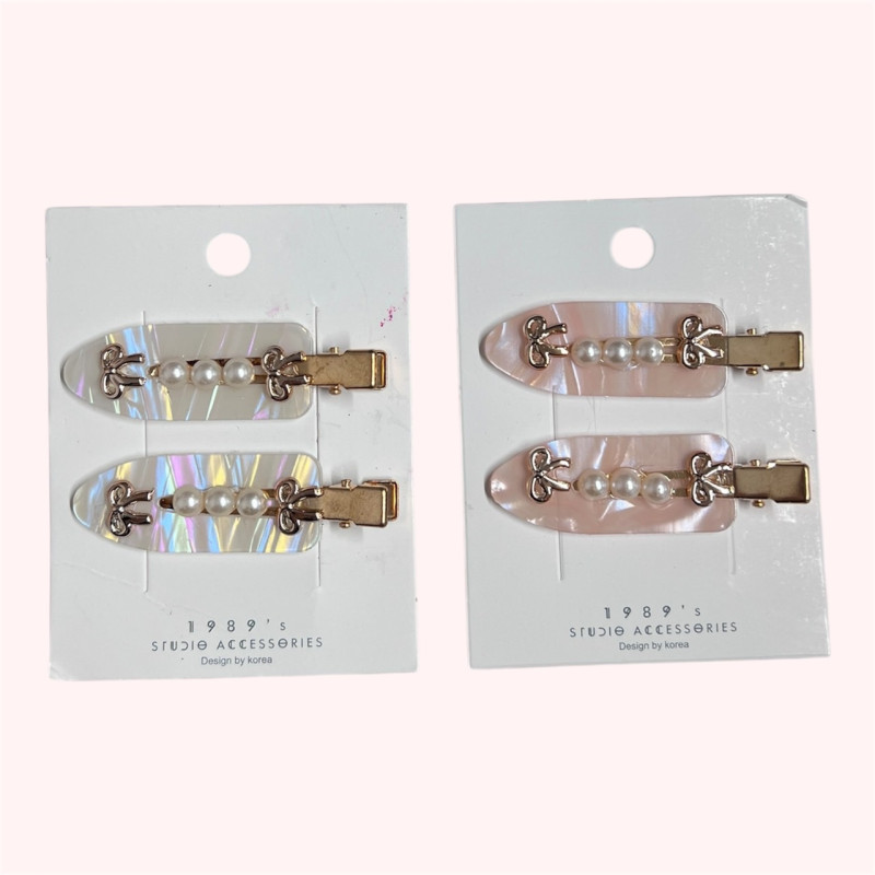 "Fashion" No Crease Clips - Accessories for Women - กิ๊บติดผม (1 แผง) 