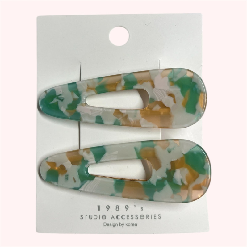 "Fashion" No Crease Clips - Accessories for Women - กิ๊บติดผม (1 แผง) 