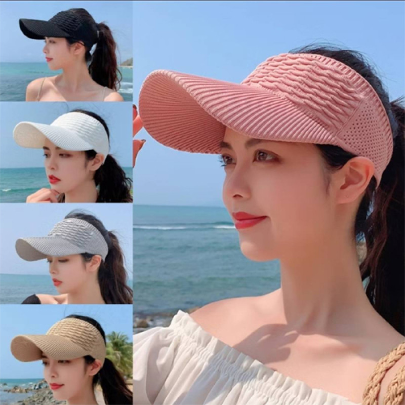 "NO BRAND" Cap, Korean Style Hat for summer (1 pc) - หมวกแก๊ป ครึ่งหัว "NO BRAND" Cap, Korean Style Hat for summer (1 pc) - หมวกแก๊ป ครึ่งหัว