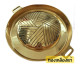 "Kitchen" Korean Brass BBQ Grill Pan, size 11 Inc. - กระทะ บาร์บีคิว