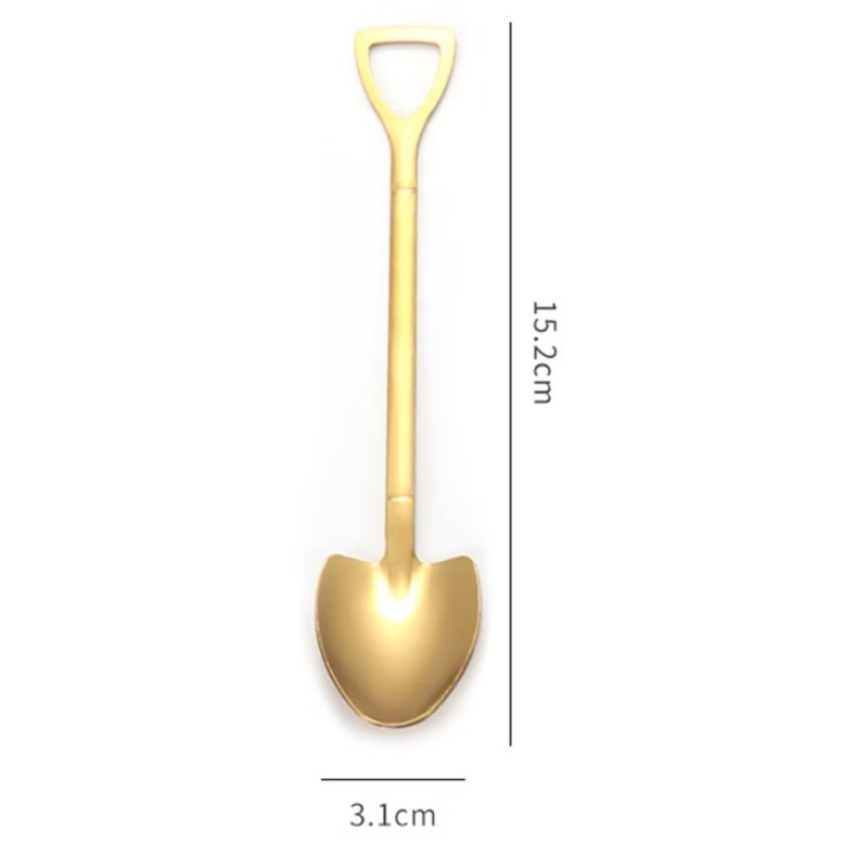"No Brand" Stainless Steel Dessert Spoon ( 1 pc ) - ช้อนของหวาน 