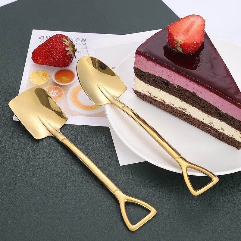 "No Brand" Stainless Steel Dessert Spoon ( 1 pc ) - ช้อนของหวาน 