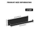 "NO BRAND" Kitchen Paper Towel Wall Mounted - Black (1 pc) - ที่แขวนทิชชู่ สำหรับห้องครัว 