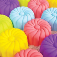 "MOLD" Flower Mold, size 5 cm. (1 set 12 pcs) - พิมพ์วุ้น "MOLD" Flower Mold, size 5 cm. (1 set 12 pcs) - พิมพ์วุ้น