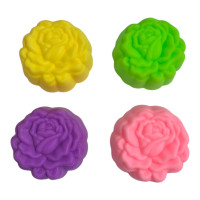 "MOLD" Roses Flower Mold, size 5 cm. (1 set 12 pcs) - พิมพ์วุ้น ดอกกุหลาบ "MOLD" Roses Flower Mold, size 5 cm. (1 set 12 pcs) - พิมพ์วุ้น ดอกกุหลาบ